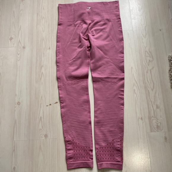 Gymshark Dusty Pink Energy Seamless Leggings - Picture 4 of 6